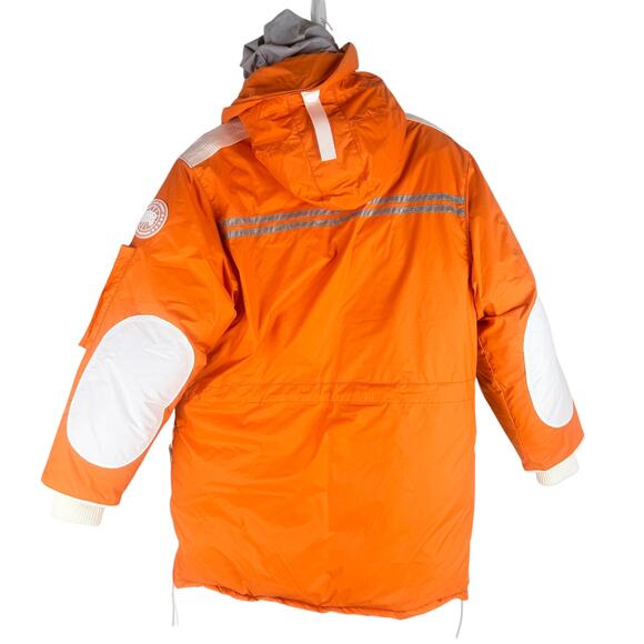 New Canda Goose Snow Mantra Oversized Down Parka Orange Size XS - Picture 6 of 11